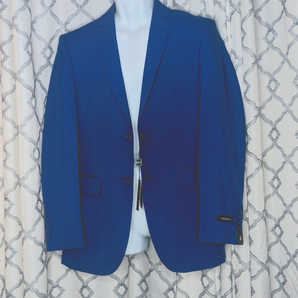 Blue Braveman suit jacket new with tags 38R